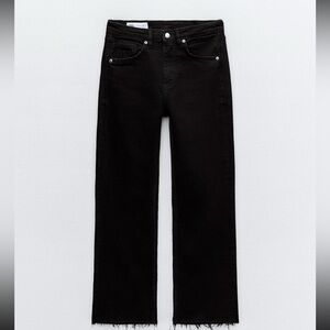 Zara mini flare jean